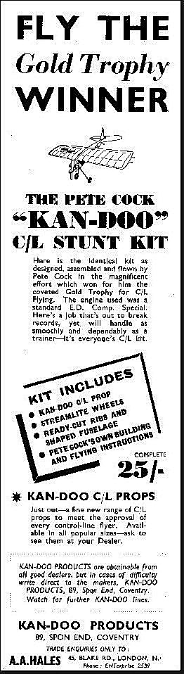 Advert for kit